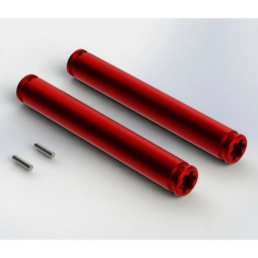 Arrma AR310562 Alu Slider-Kardanwelle 80mm Rot (2) 1 Arrma AR310562 Alu Slider-Kardanwelle 80mm Rot (2)
