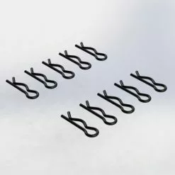 Arrma AR320278 Karosserieklammern Schwarz Groß (10)