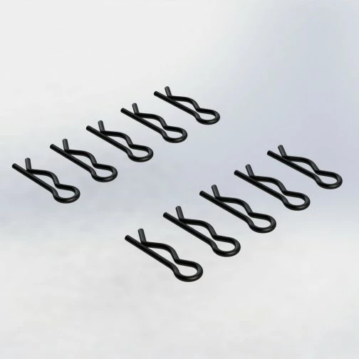 Arrma AR320278 Karosserieklammern Schwarz Groß (10) 1 Arrma AR320278 Karosserieklammern Schwarz Groß (10)