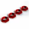 Arrma AR330360 Alu Radmutter 17mm Rot (4) Nero