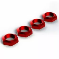 Arrma AR330360 Alu Radmutter 17mm Rot (4) Nero