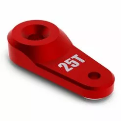 Arrma AR340102 Alu Servohorn 25Z Rot