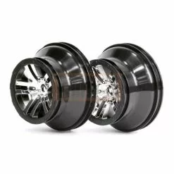 Arrma AR510004 Felge Chrom/Schwarz Vorne/hinten (2) Fury