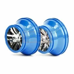Arrma AR510014 Felge Chrom/Blau Vorne/hinten (2) Fury