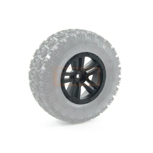 Arrma AR510044 Felge Schwarz (2) Fury / Mojave 1 Arrma AR510044 Felge Schwarz (2) Fury / Mojave