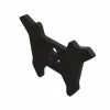 Arrma ARA320686 Alu Dämpferbrücke Vorne Black