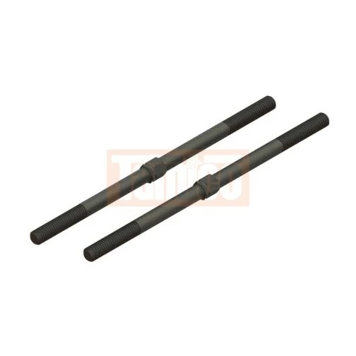 Arrma ARA340156 Stahl R/L-Gewindestange M6x130mm Schwarz (2) 1 Arrma ARA340156 Stahl R/L-Gewindestange M6x130mm Schwarz (2)
