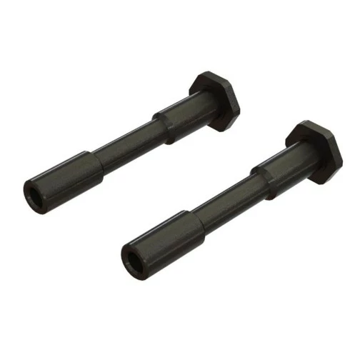 Arrma ARA340186 Stahl Steering Post 6x42mm Black (2) 1 Arrma ARA340186 Stahl Steering Post 6x42mm Black (2)