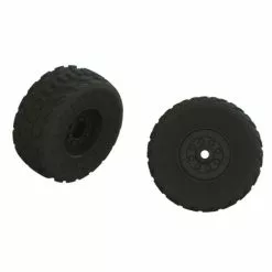 Arrma ARA550107 Komplettrad DBoots Fireteam Schwarz (2)