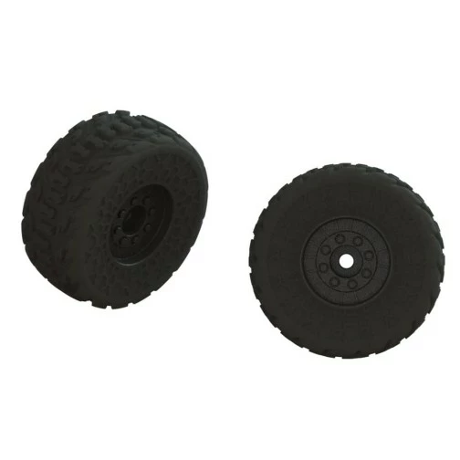 Arrma ARA550107 Komplettrad DBoots Fireteam Schwarz (2) 1 Arrma ARA550107 Komplettrad DBoots Fireteam Schwarz (2)